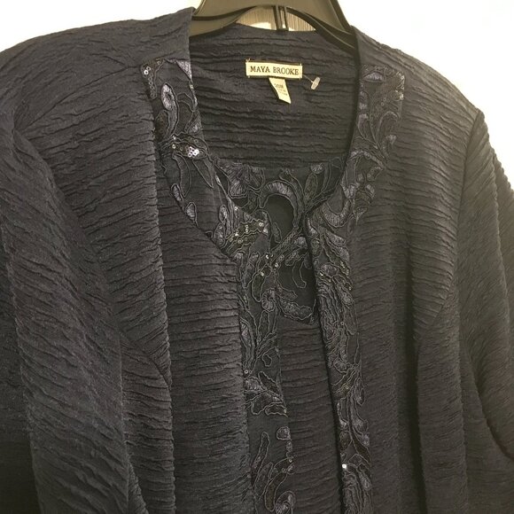 Maya Brooke 2-Piece Dress With Jacket - Picture 3 of 10